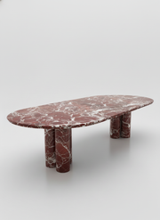 The Gather Dining Table Rosso Levanto