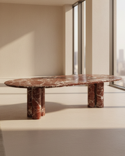The Gather Dining Table Rosso Levanto