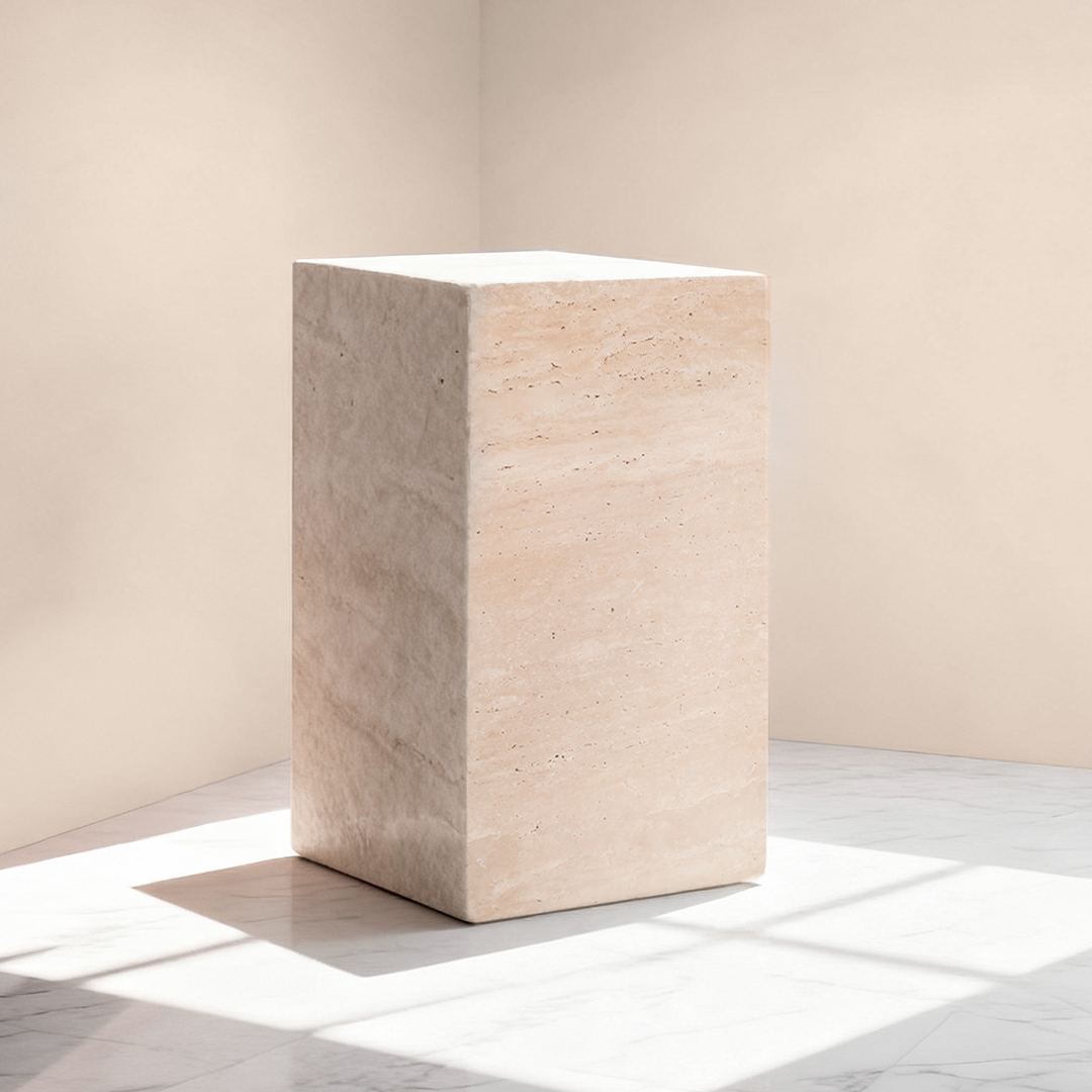 SCOGLIO Plinth Travertine XL